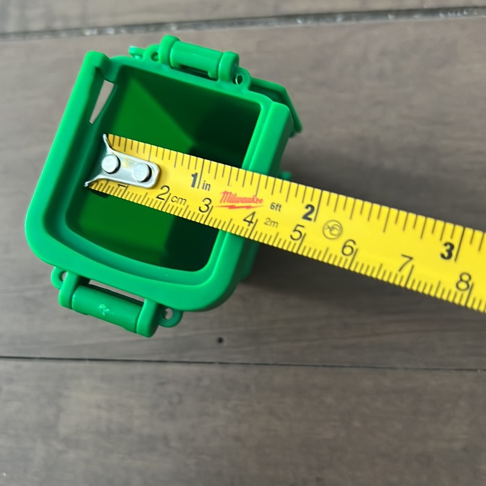 2 Mini Garbage Trash Can Paper Clips Stamps Recycling Bin Pen Storage Organizer - Picture 6 of 13